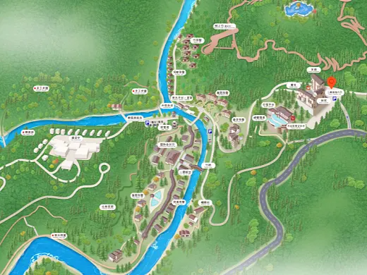 象州结合景区手绘地图智慧导览和720全景技术，可以让景区更加“动”起来，为游客提供更加身临其境的导览体验。